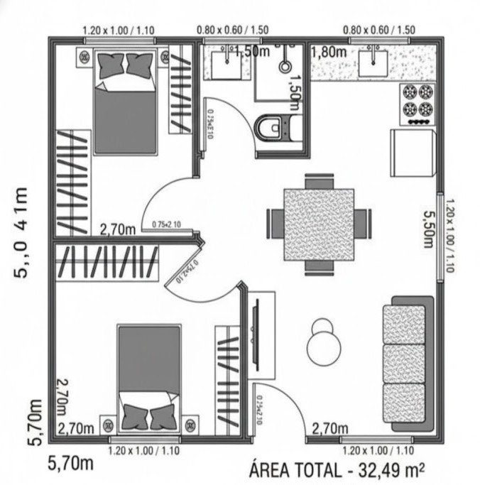 HP 32 — Planta baixa
